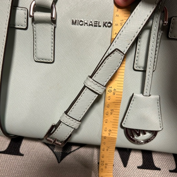 Michael Michael Kors Light Mint Mini Satchel NWOT - Picture 7 of 16
